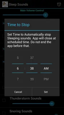 Sleep Sounds android App screenshot 0